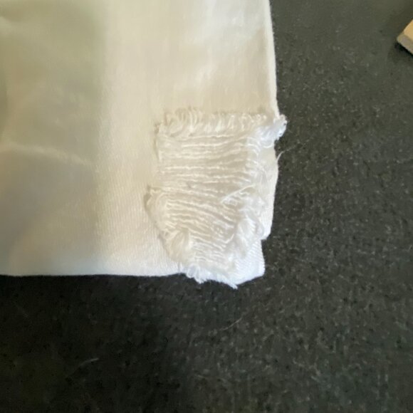 EUC Est 1948 Denim Distressed White stretch Jeans~8 - Picture 6 of 12